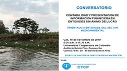 evento Conversatorio Contabilidad y Presentación de Información Financiera en ESAL (clic para ver más) - cerrado