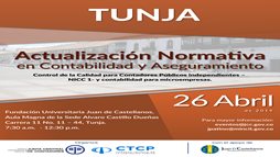 evento Actualización Normativa en Contabilidad y Aseguramiento - cerrado