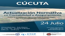 evento Actualización Normativa en Contabilidad y Aseguramiento - cerrado