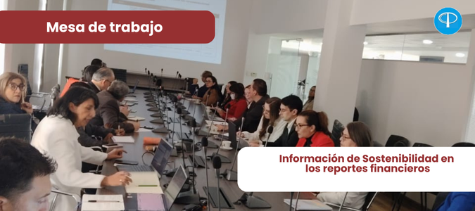Noticia Se celebró la primera sesión de la Mesa de Trabajo sobre Información de Sostenibilidad en los reportes financieros