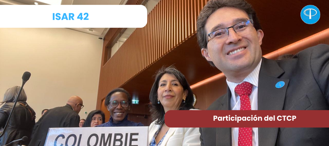 Noticia Consejeros del CTCP, presentes en la cuadragésima segunda sesión del ISAR 