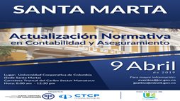 evento Actualización Normativa en Contabilidad y Aseguramiento - cerrado