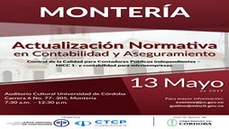 evento Actualización Normativa en Contabilidad y Aseguramiento - cerrado