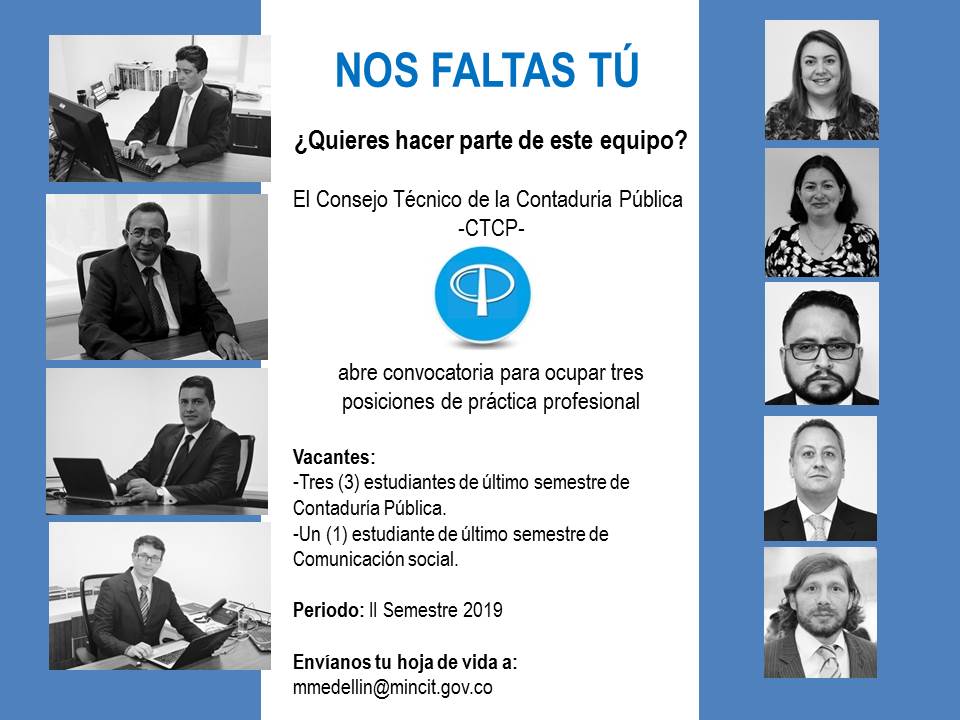 Noticia CTCP abre convocatoria para prácticas profesionales Segundo Semestre de 2019